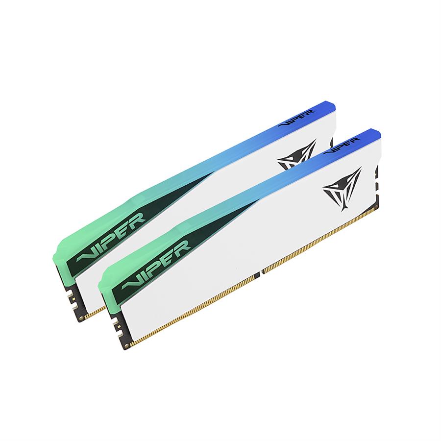 Memoria Patriot Ddr5 Viper Elite 5 32Gb 6200 Mhz Rgb Cl42 White Dual Kit Pe000939