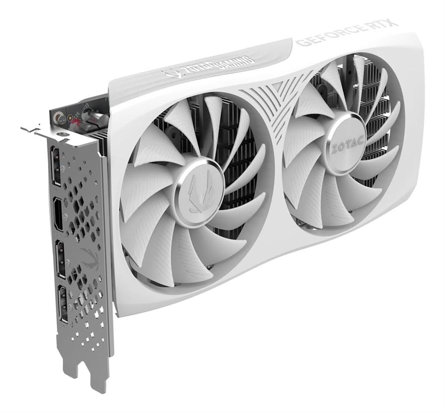 Placa De Video Zotac Rtx 4060 8Gb Twin Edge Oc White Edt