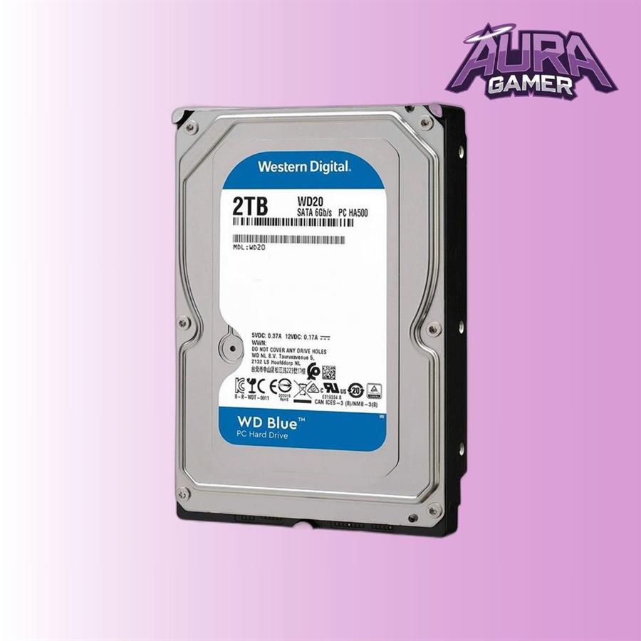 Disco Hdd 2Tb Wd Blue Sata 256Mb 7200Rpm Wd20Ezbx