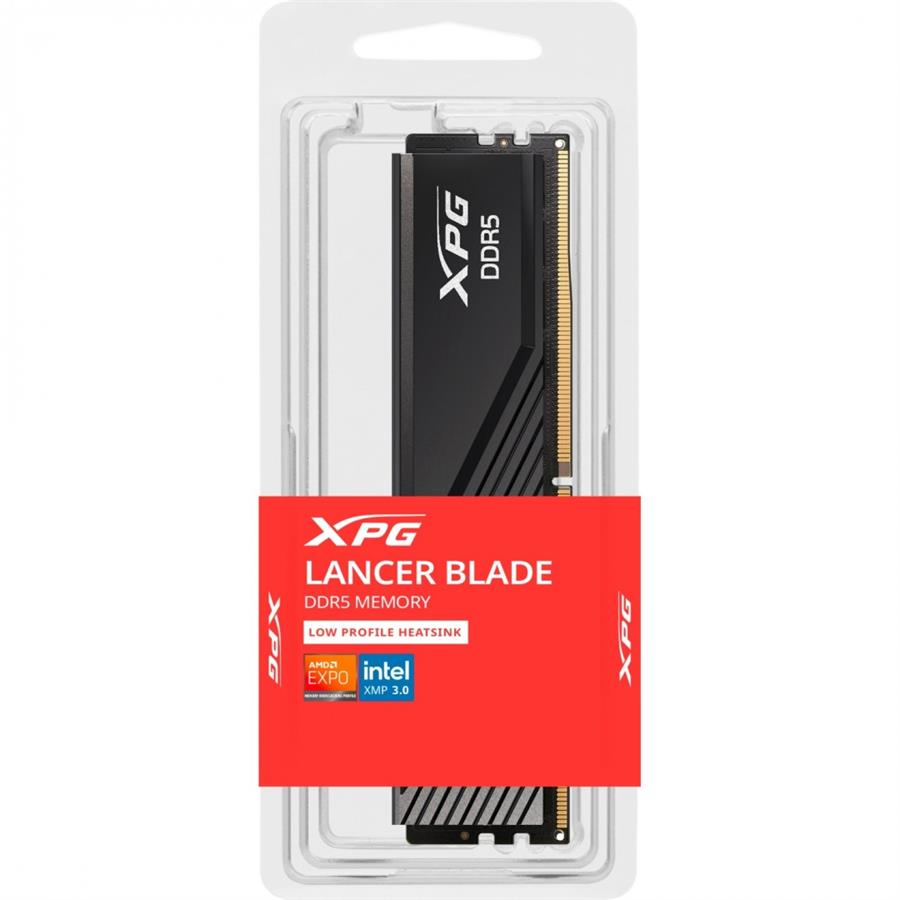 MEMORIA ADATA DIMM LANCER SINGLE DDR5 16GB 6400 BLACK