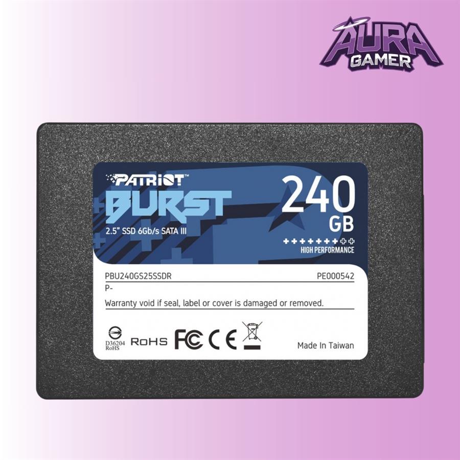 DISCO SSD PATRIOT BURST ELITE SOLID 240 GB SATA3 PE000776