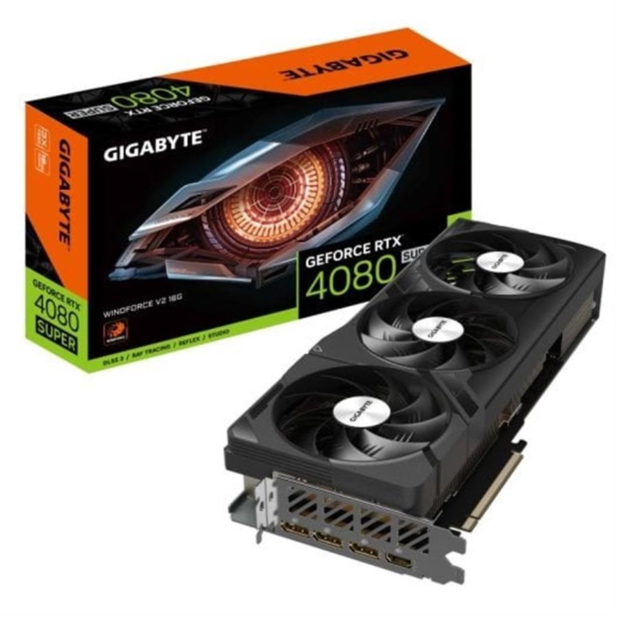 Placa De Video Gigabyte Rtx 4080 Super V2 Wf3 16Gb Ddr6X