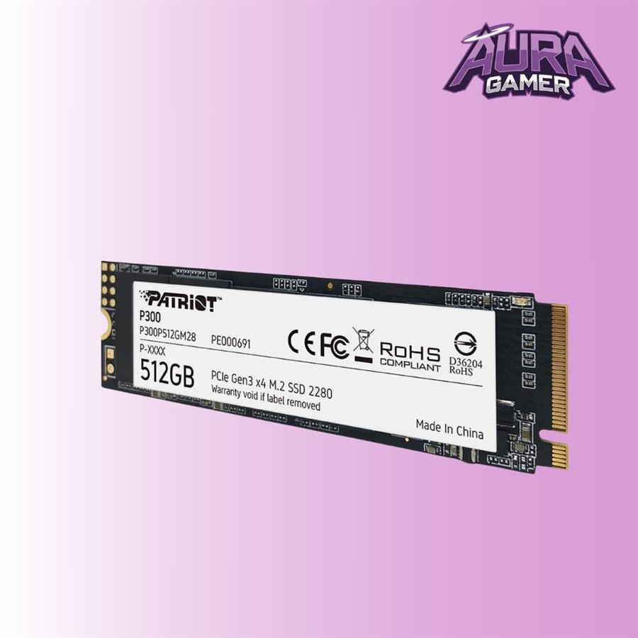 DISCO SSD PATRIOT P300 512 GB M.2 2280 PCIE GEN3 X4 PE000691