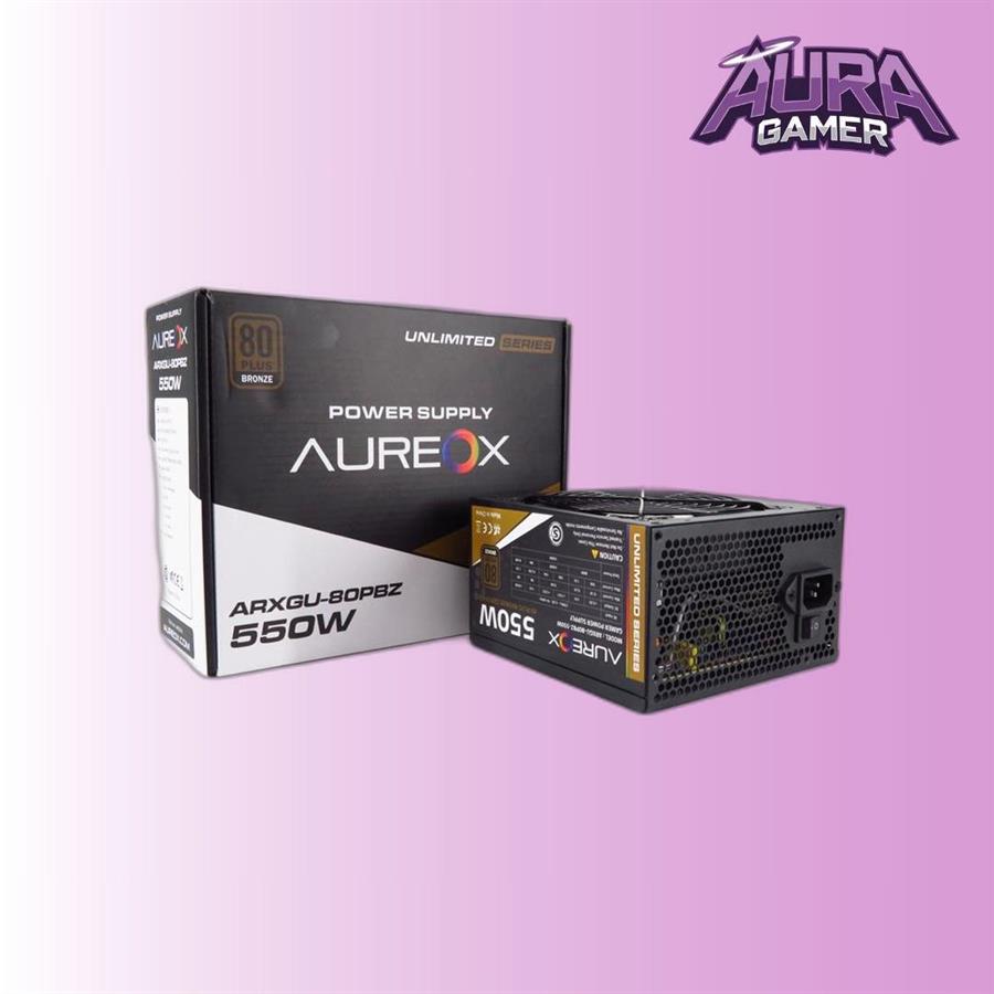 FUENTE GAMER AUREOX 550W BRONZE 80+PSU