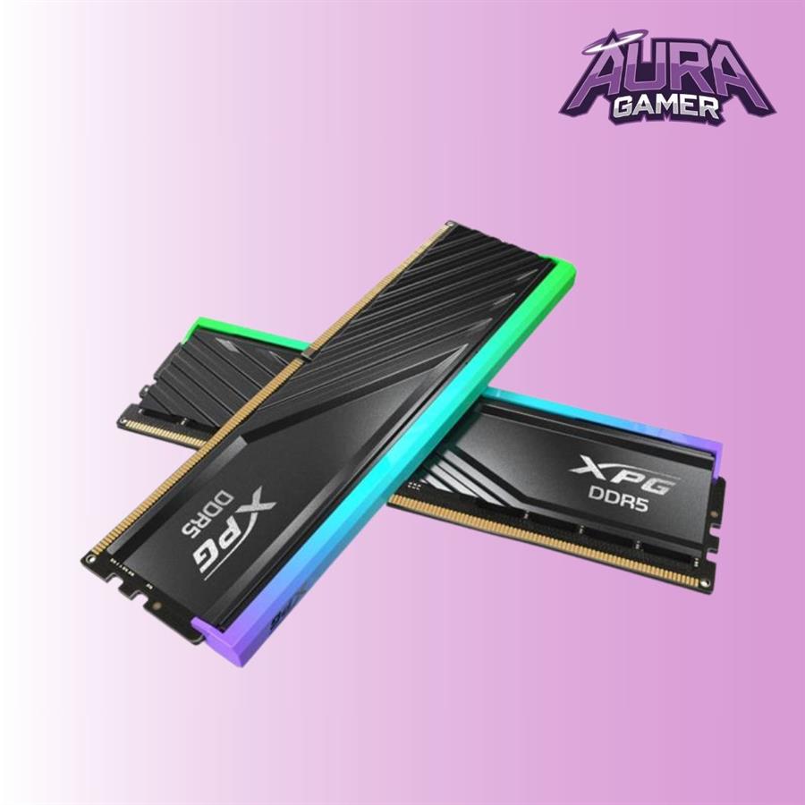 MEMORIA ADATA DIMM LANCER SINGLE 32GB (2X16) DDR5 6400 LANCER BLADE BLACK RGB