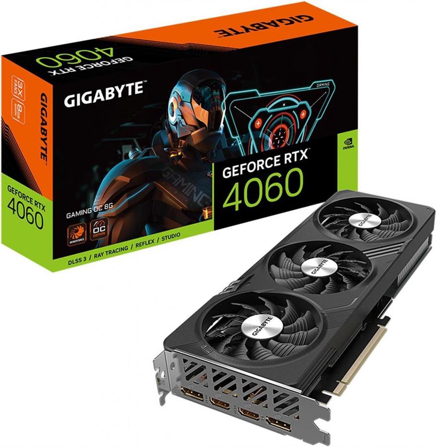 PLACA DE VIDEO GIGABYTE RTX 4060 GAMING OC 8GB