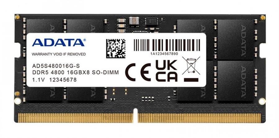 MEMORIA ADATA SODIMM  DDR5 16GB 4800MHZ