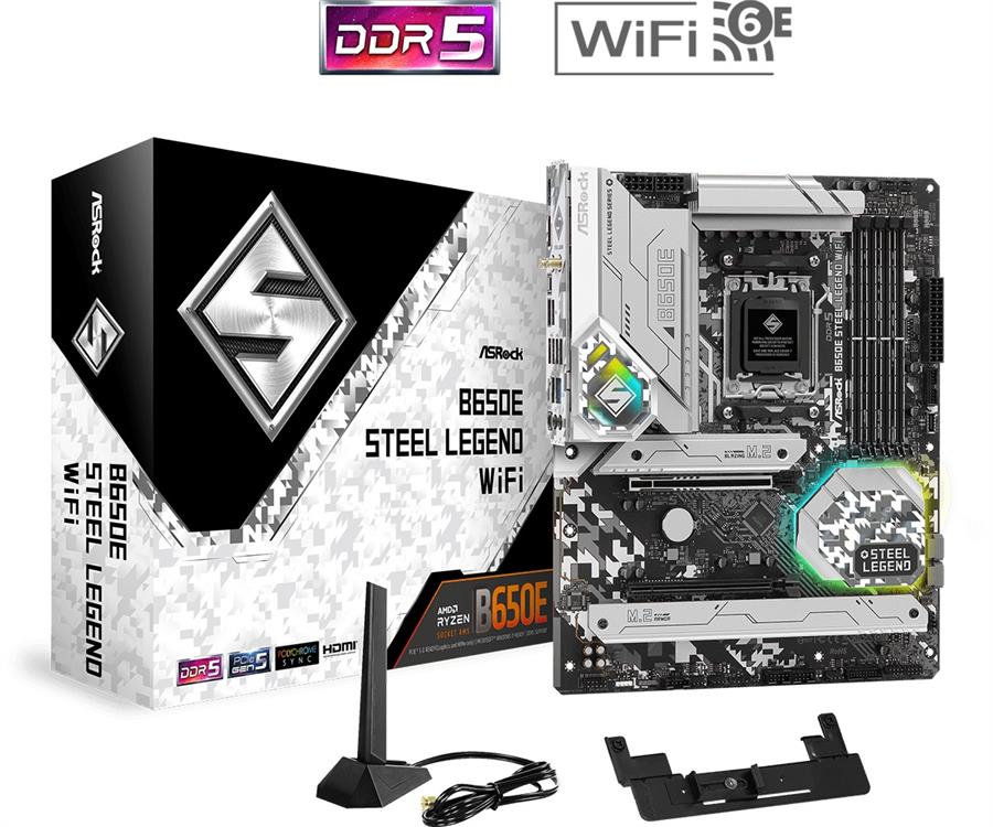 MOTHER ASROCK (AM5) B650E STEEL LEGEND WIFI