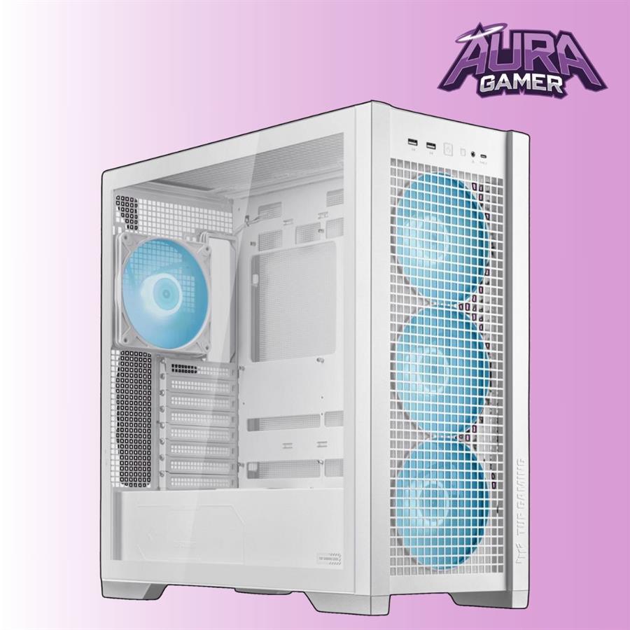 GABINETE GAMER ASUS GT302 TUF GAMING ARGB WHITE