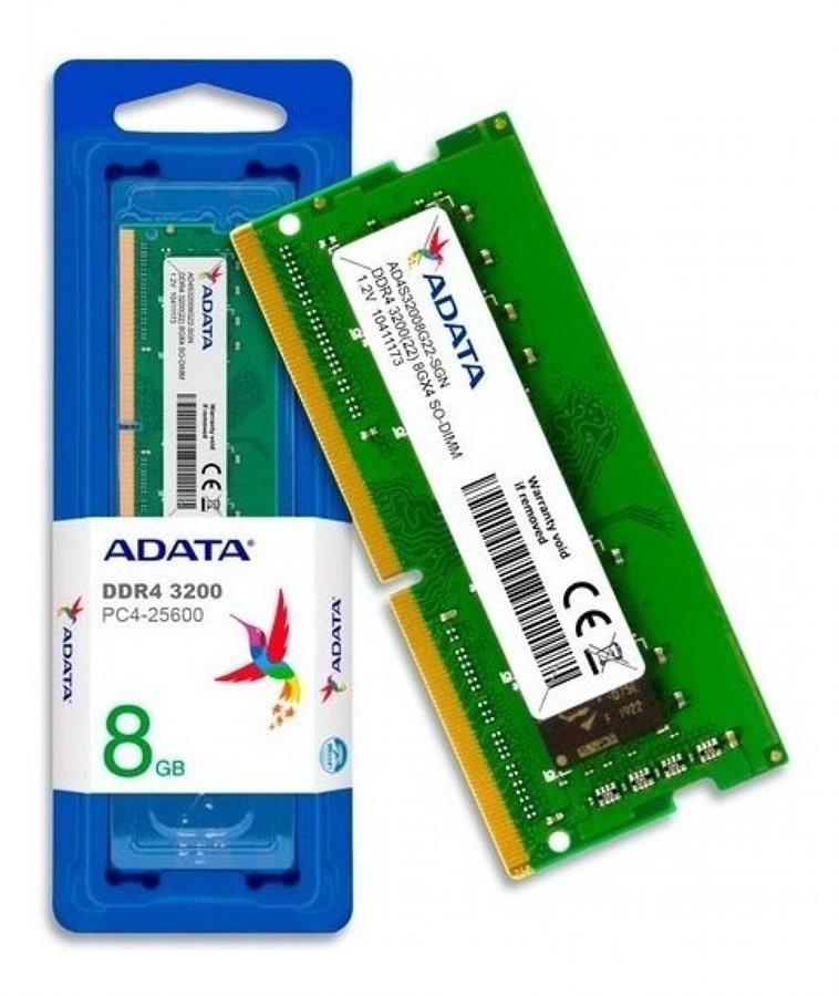 MEMORIA ADATA SODIMM DDR4 8GB 3200 G22 SGN