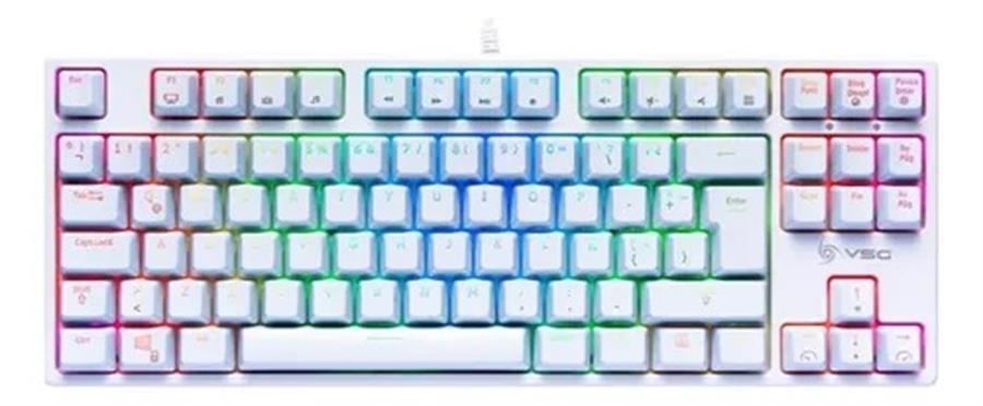 Teclado Pc Vsg Alnitak Blanco Kailh Red 80%