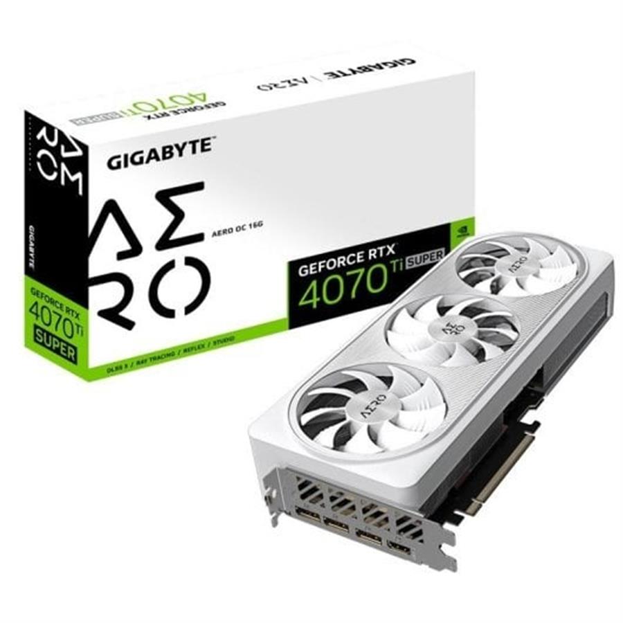 Placa De Video Gigabyte Rtx 4070 Ti Super Aero Oc 16Gb (White)