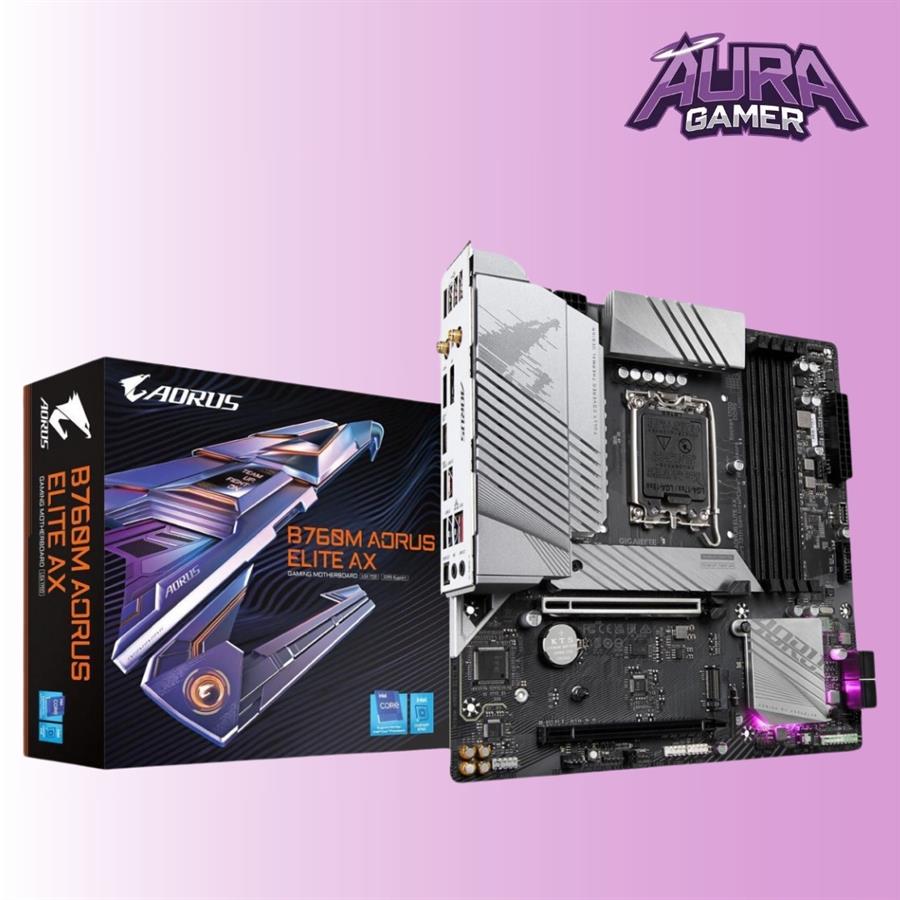 MOTHER GIGABYTE (LGA1700) B760M AORUS ELITE AX 1.3