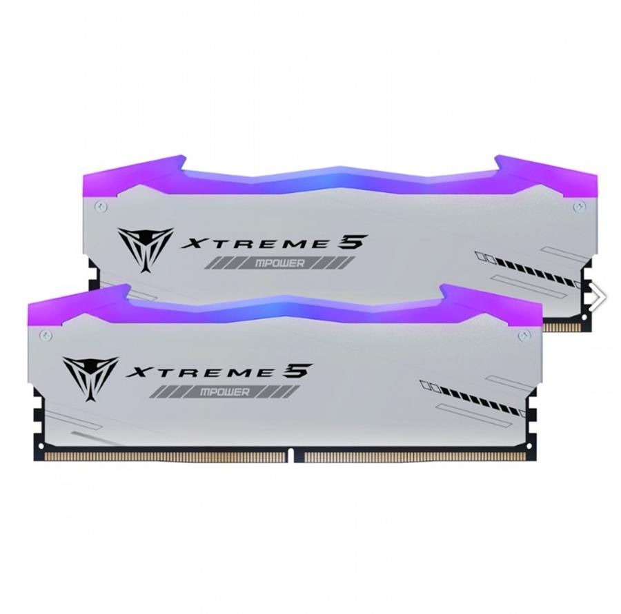 MEMORIA PATRIOT VIPER XTREME 5 DDR5 32GB RGB MPOWER 6000MT/S CL30 BLK HS DUAL KIT PE001009