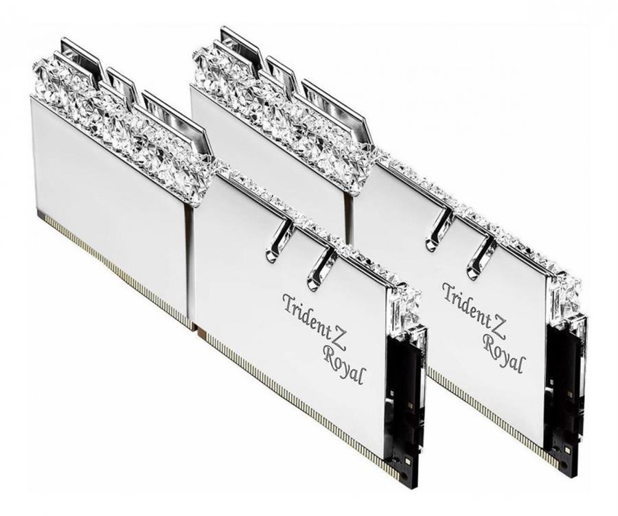 Memoria Gskill Trident Z Royal Ddr4 16 Gb 3600 Rgb Silver 2X8 1.35