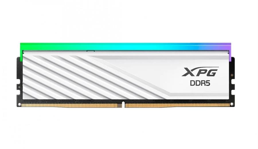 MEMORIA ADATA DIMM LANCER SINGLE 16GB DDR5 6400 WHITE RGB